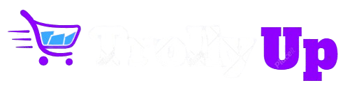 TrollyUp White Logo